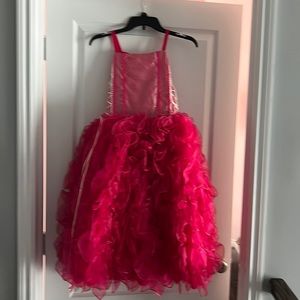Fuchsia princess gown